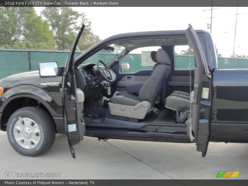 Tuxedo Black / Medium Stone 2010 Ford F150 STX SuperCab