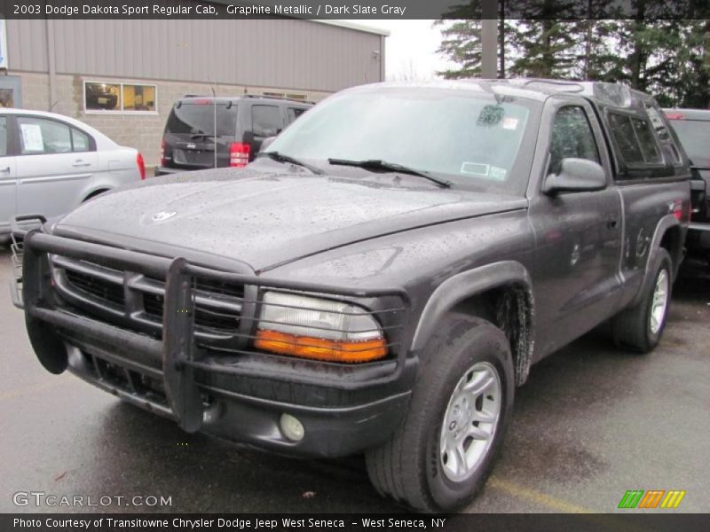 Graphite Metallic / Dark Slate Gray 2003 Dodge Dakota Sport Regular Cab