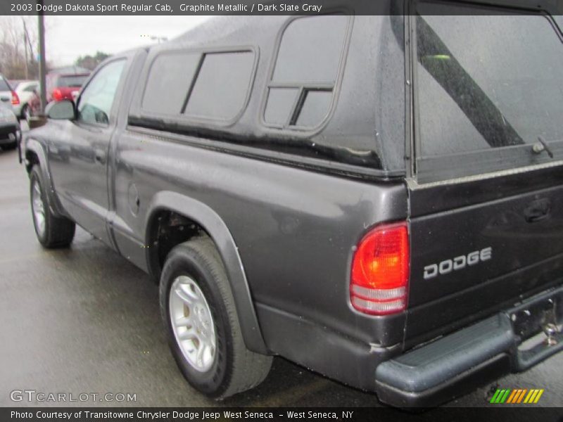 Graphite Metallic / Dark Slate Gray 2003 Dodge Dakota Sport Regular Cab