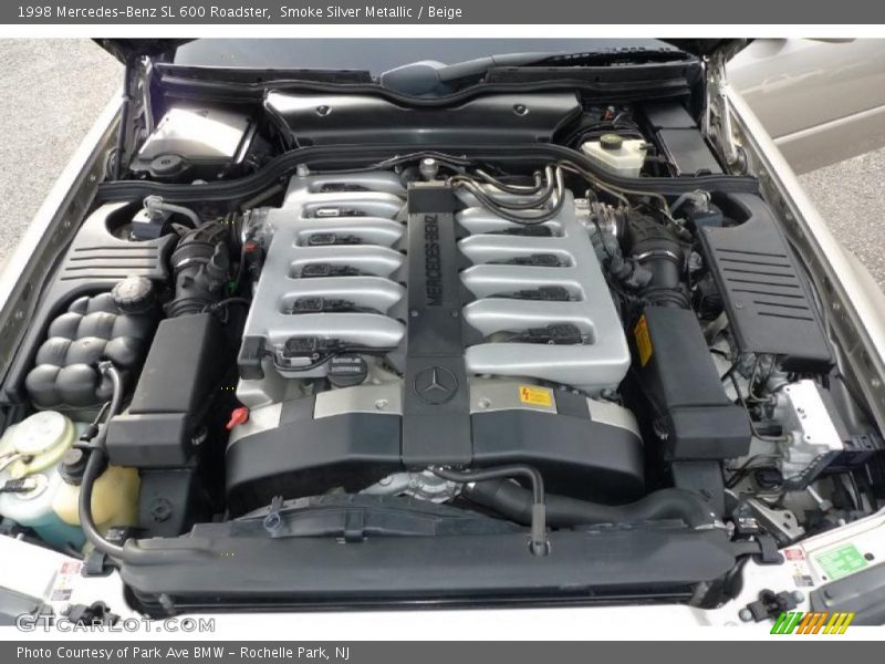  1998 SL 600 Roadster Engine - 6.0 Liter DOHC 48-Valve V12