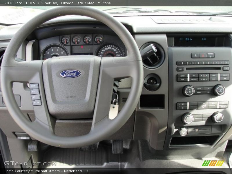 Tuxedo Black / Medium Stone 2010 Ford F150 STX SuperCab