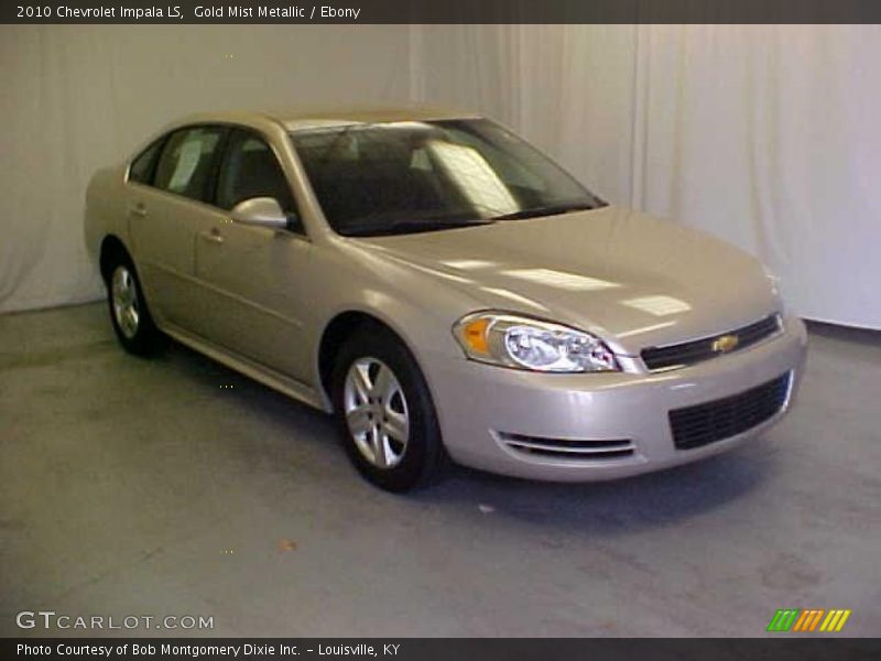 Gold Mist Metallic / Ebony 2010 Chevrolet Impala LS