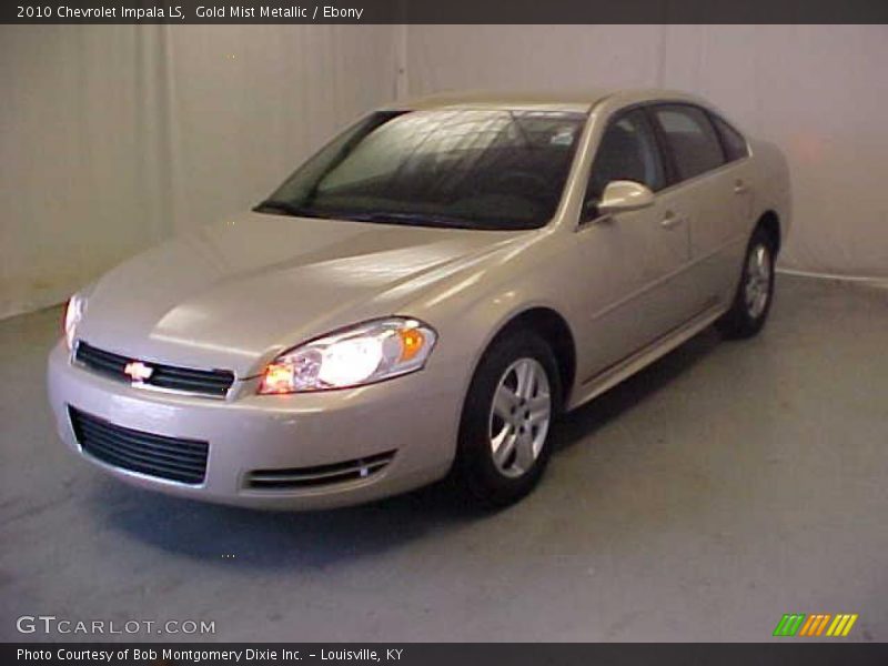 Gold Mist Metallic / Ebony 2010 Chevrolet Impala LS