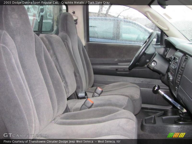 Graphite Metallic / Dark Slate Gray 2003 Dodge Dakota Sport Regular Cab