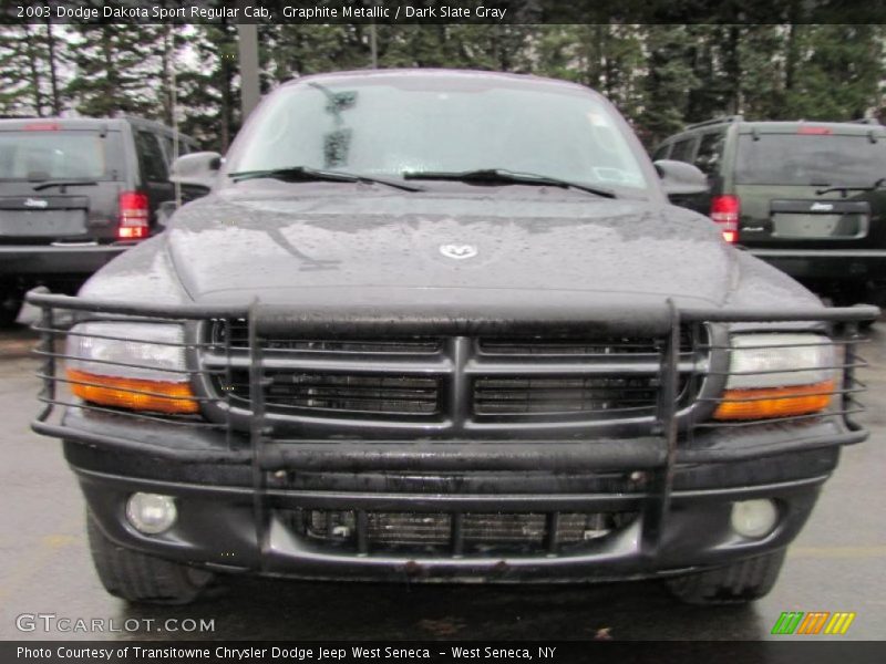 Graphite Metallic / Dark Slate Gray 2003 Dodge Dakota Sport Regular Cab