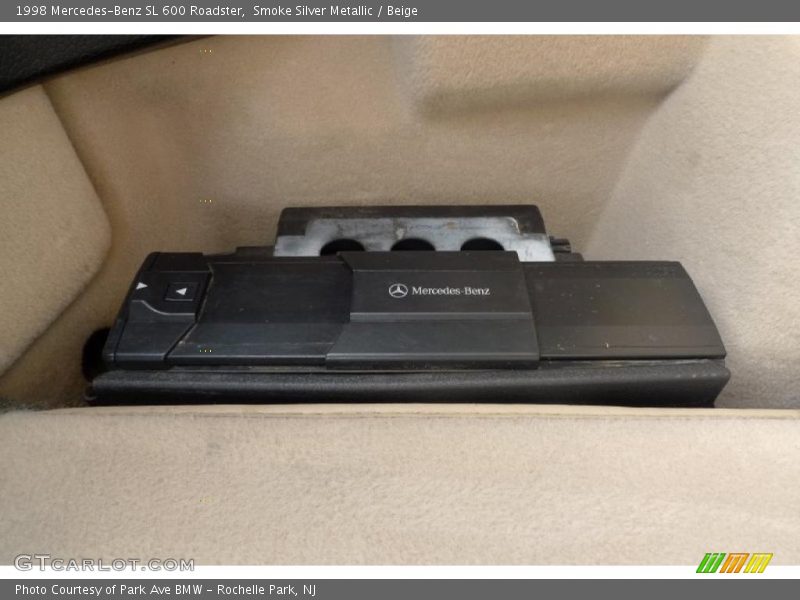 Smoke Silver Metallic / Beige 1998 Mercedes-Benz SL 600 Roadster