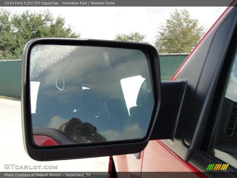 Vermillion Red / Medium Stone 2010 Ford F150 STX SuperCab