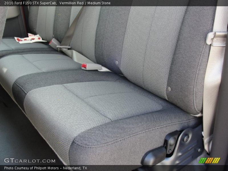 Vermillion Red / Medium Stone 2010 Ford F150 STX SuperCab