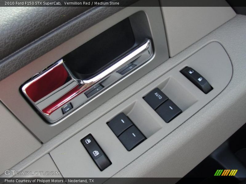 Vermillion Red / Medium Stone 2010 Ford F150 STX SuperCab