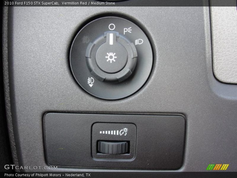 Vermillion Red / Medium Stone 2010 Ford F150 STX SuperCab