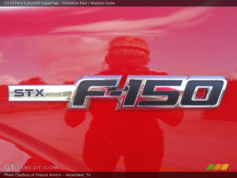 Vermillion Red / Medium Stone 2010 Ford F150 STX SuperCab