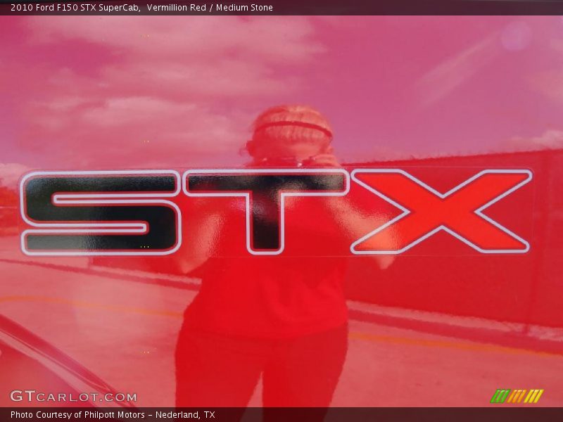Vermillion Red / Medium Stone 2010 Ford F150 STX SuperCab