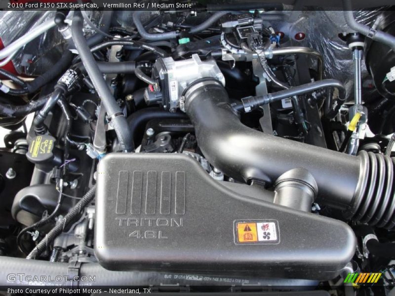 Vermillion Red / Medium Stone 2010 Ford F150 STX SuperCab