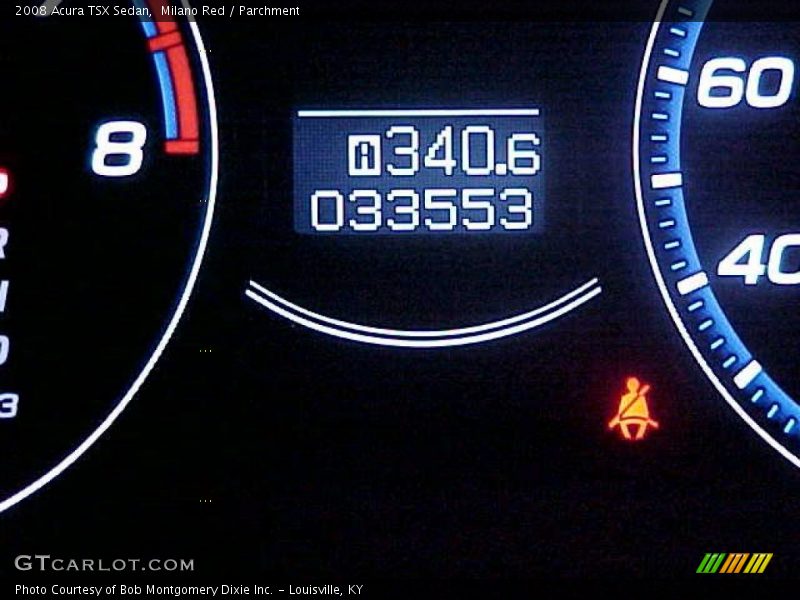 Milano Red / Parchment 2008 Acura TSX Sedan