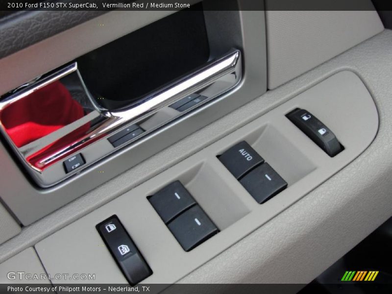 Vermillion Red / Medium Stone 2010 Ford F150 STX SuperCab