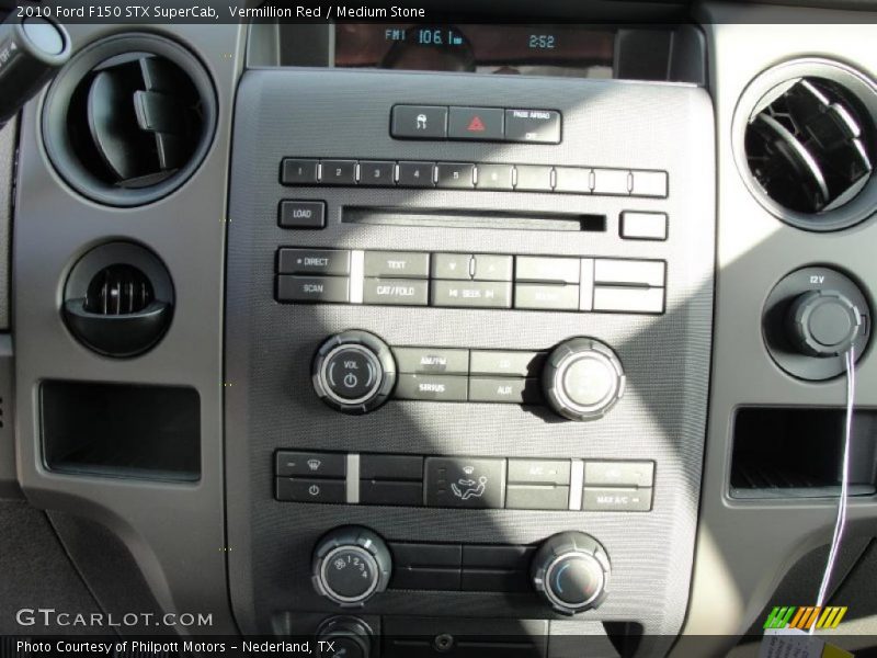 Vermillion Red / Medium Stone 2010 Ford F150 STX SuperCab