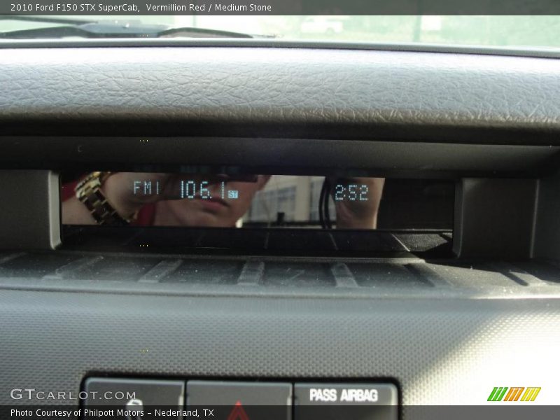 Vermillion Red / Medium Stone 2010 Ford F150 STX SuperCab
