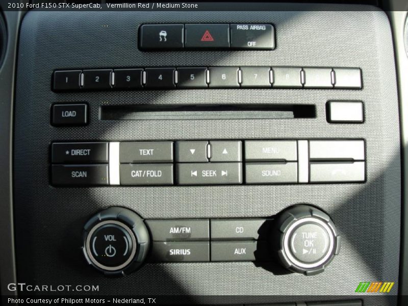 Vermillion Red / Medium Stone 2010 Ford F150 STX SuperCab