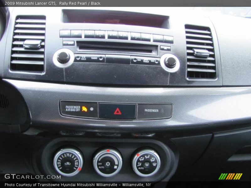 Rally Red Pearl / Black 2009 Mitsubishi Lancer GTS