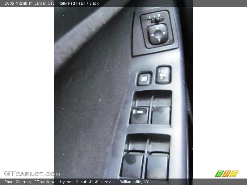 Rally Red Pearl / Black 2009 Mitsubishi Lancer GTS