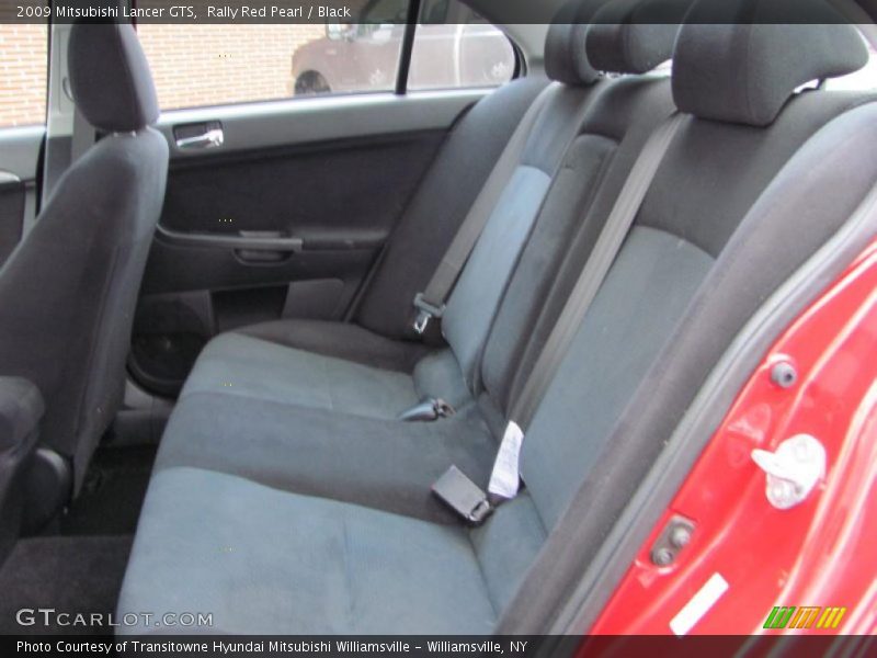 Rally Red Pearl / Black 2009 Mitsubishi Lancer GTS
