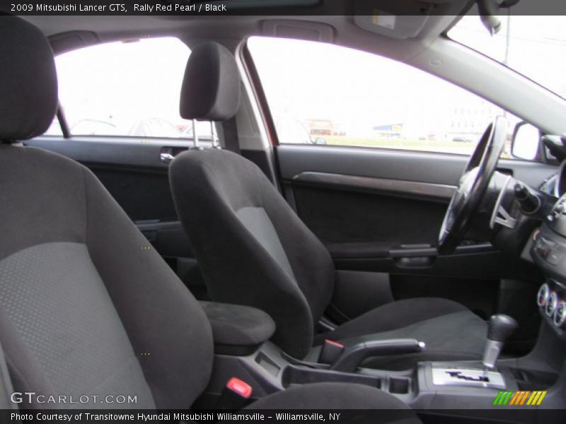 Rally Red Pearl / Black 2009 Mitsubishi Lancer GTS
