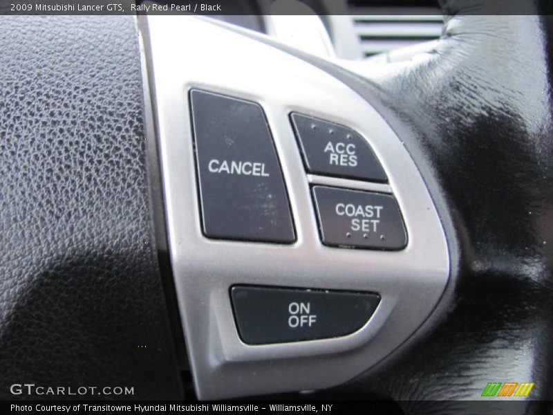 Rally Red Pearl / Black 2009 Mitsubishi Lancer GTS