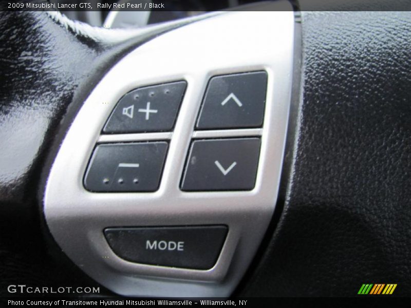 Rally Red Pearl / Black 2009 Mitsubishi Lancer GTS