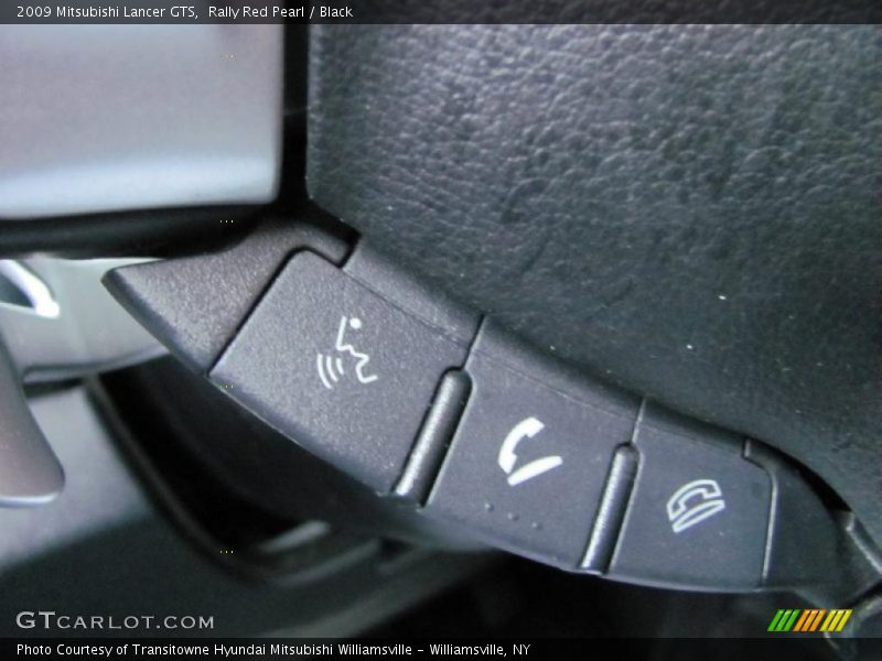 Rally Red Pearl / Black 2009 Mitsubishi Lancer GTS