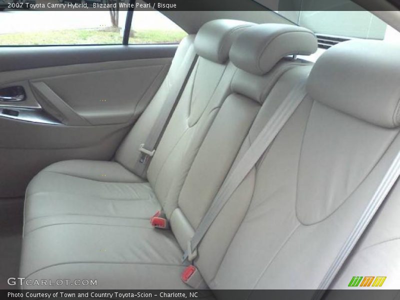 Blizzard White Pearl / Bisque 2007 Toyota Camry Hybrid