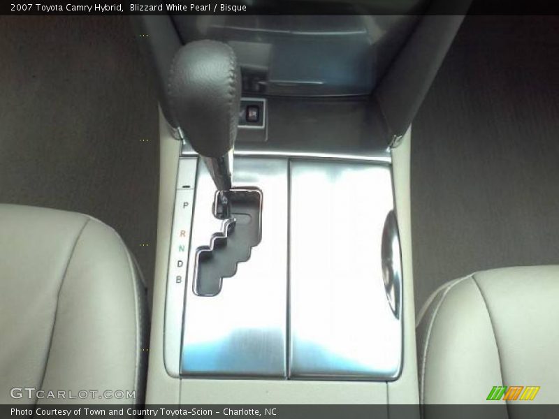 Blizzard White Pearl / Bisque 2007 Toyota Camry Hybrid