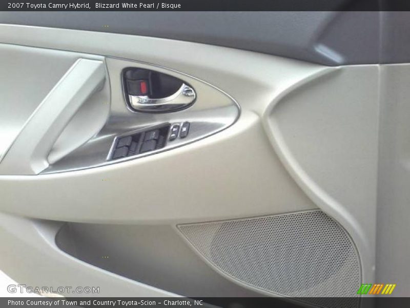 Blizzard White Pearl / Bisque 2007 Toyota Camry Hybrid