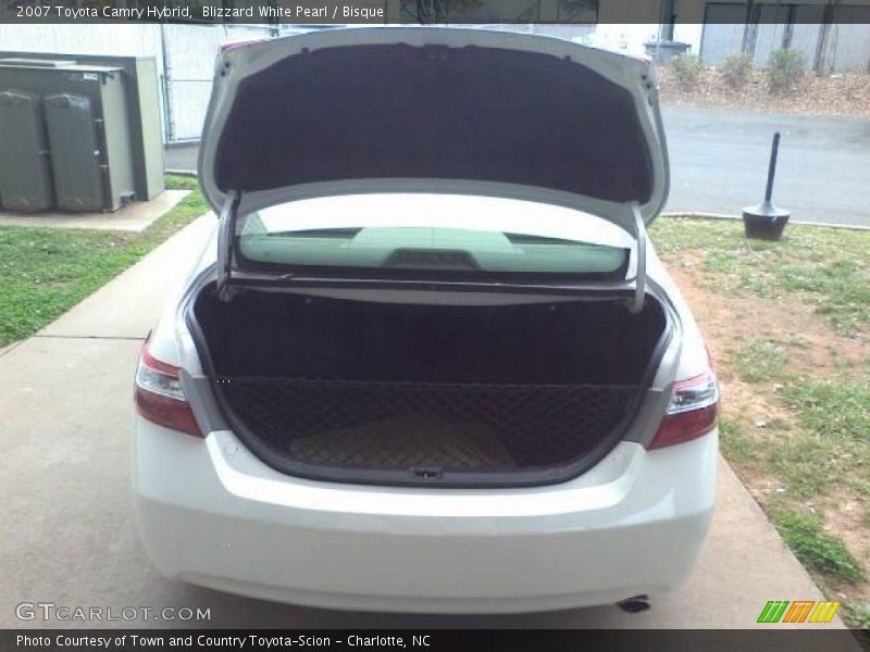 Blizzard White Pearl / Bisque 2007 Toyota Camry Hybrid