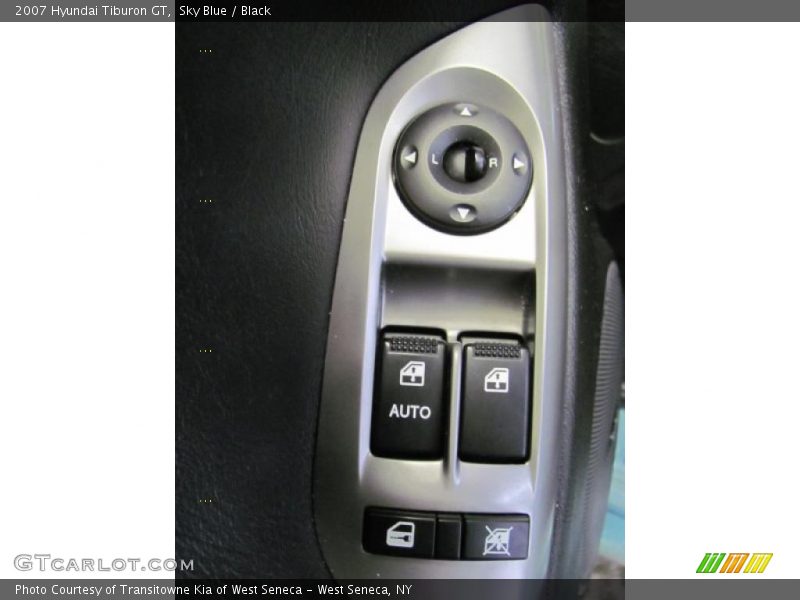 Sky Blue / Black 2007 Hyundai Tiburon GT