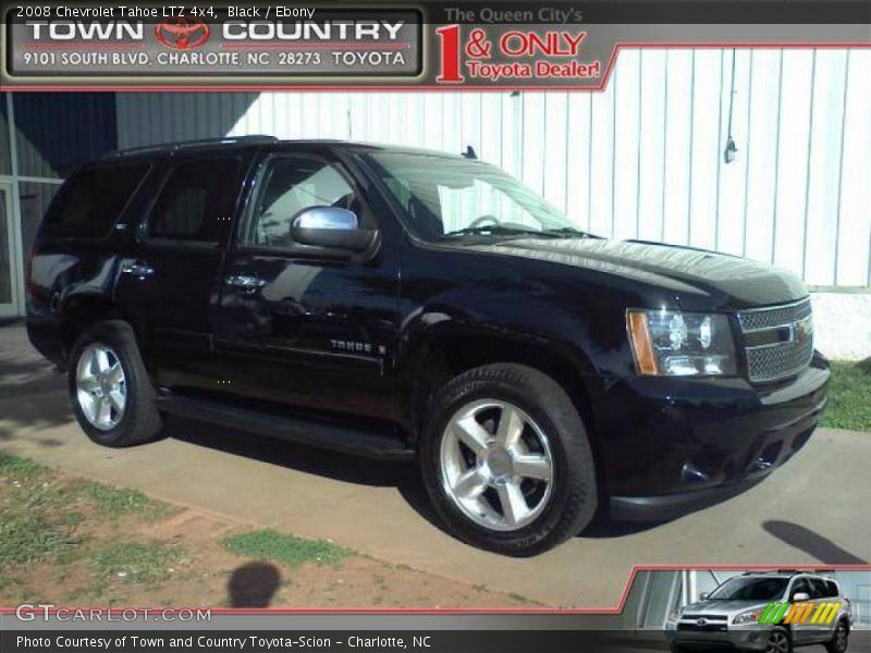 Black / Ebony 2008 Chevrolet Tahoe LTZ 4x4