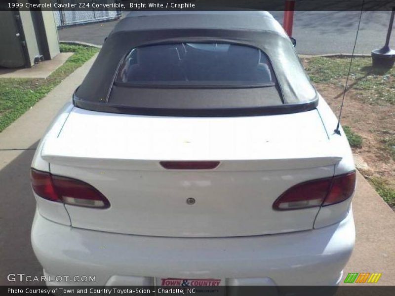 Bright White / Graphite 1999 Chevrolet Cavalier Z24 Convertible