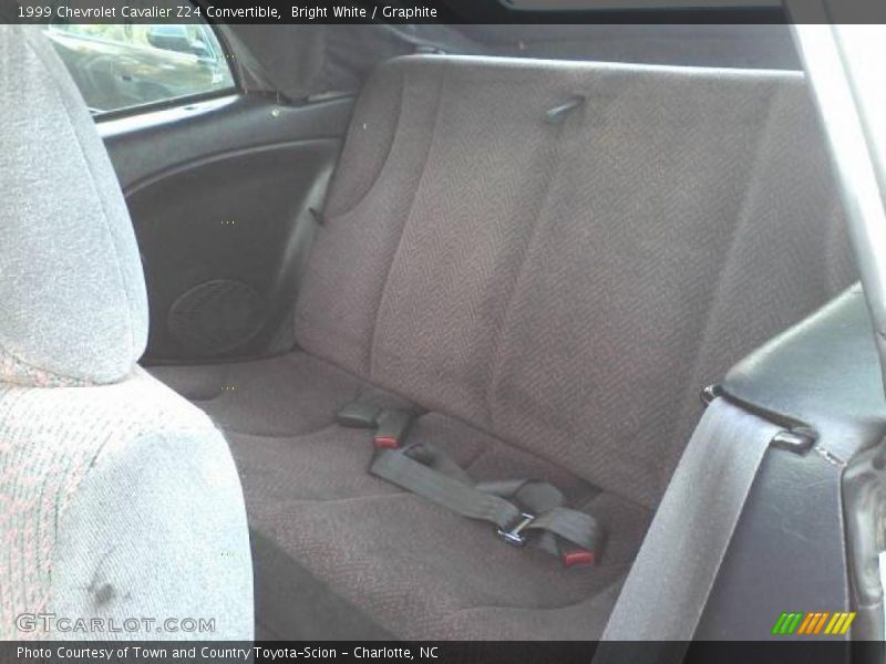 Bright White / Graphite 1999 Chevrolet Cavalier Z24 Convertible