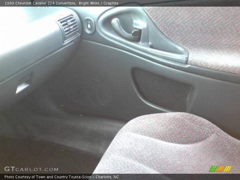 Bright White / Graphite 1999 Chevrolet Cavalier Z24 Convertible