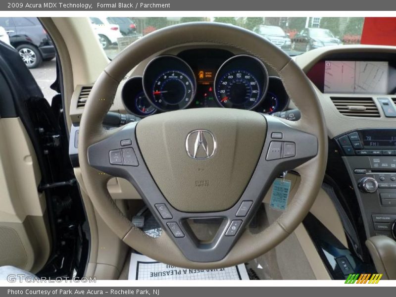Formal Black / Parchment 2009 Acura MDX Technology