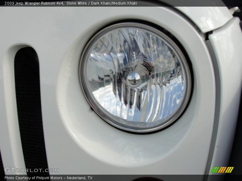 Stone White / Dark Khaki/Medium Khaki 2009 Jeep Wrangler Rubicon 4x4
