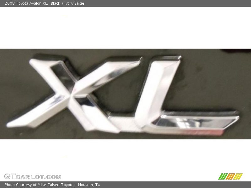 Black / Ivory Beige 2008 Toyota Avalon XL