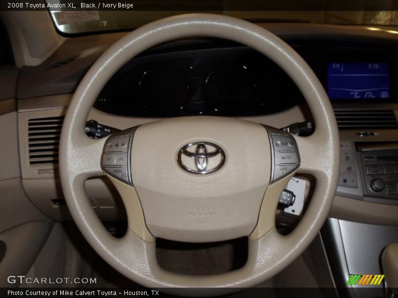 Black / Ivory Beige 2008 Toyota Avalon XL
