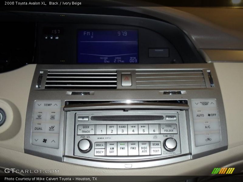 Black / Ivory Beige 2008 Toyota Avalon XL