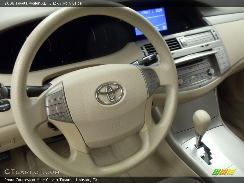 Black / Ivory Beige 2008 Toyota Avalon XL