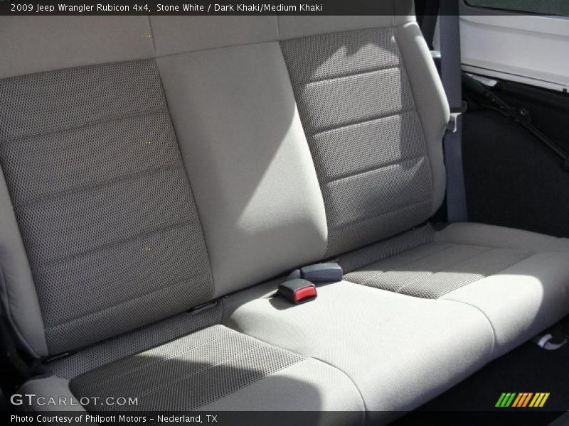Stone White / Dark Khaki/Medium Khaki 2009 Jeep Wrangler Rubicon 4x4