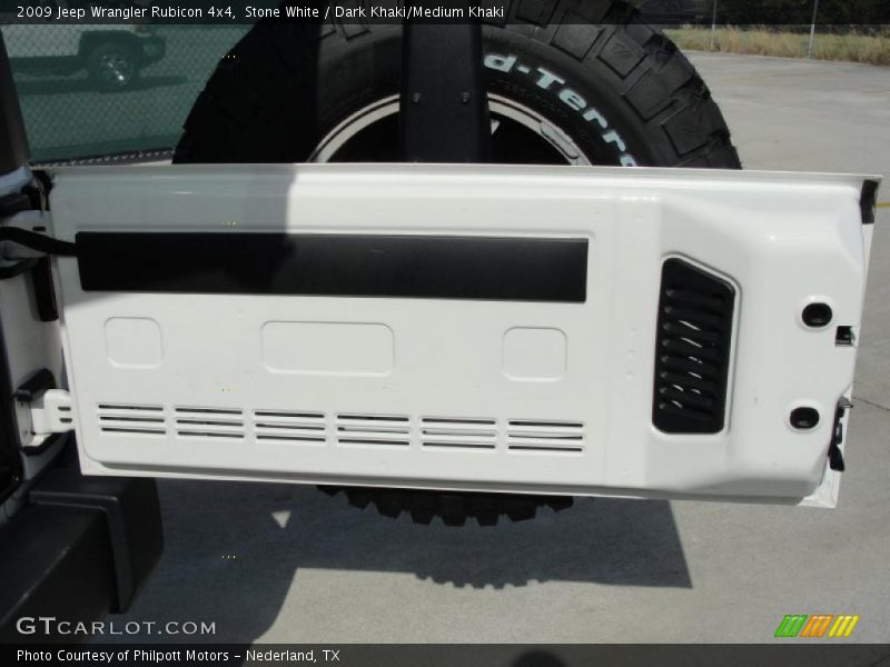 Stone White / Dark Khaki/Medium Khaki 2009 Jeep Wrangler Rubicon 4x4
