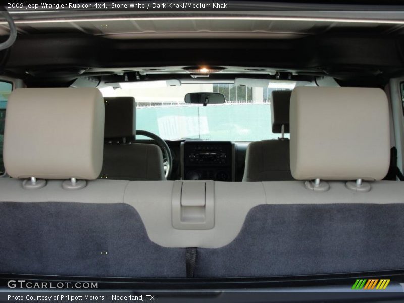 Stone White / Dark Khaki/Medium Khaki 2009 Jeep Wrangler Rubicon 4x4