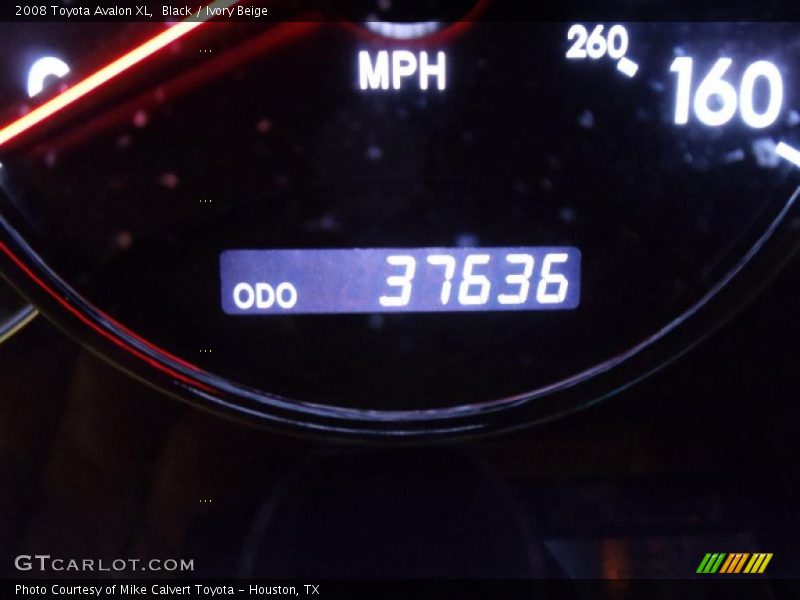 Black / Ivory Beige 2008 Toyota Avalon XL