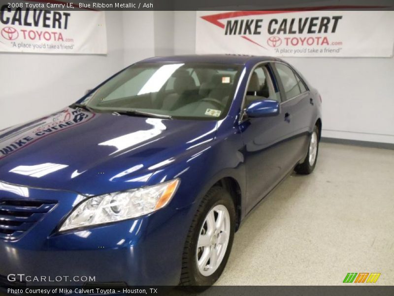Blue Ribbon Metallic / Ash 2008 Toyota Camry LE
