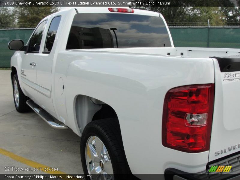 Summit White / Light Titanium 2009 Chevrolet Silverado 1500 LT Texas Edition Extended Cab